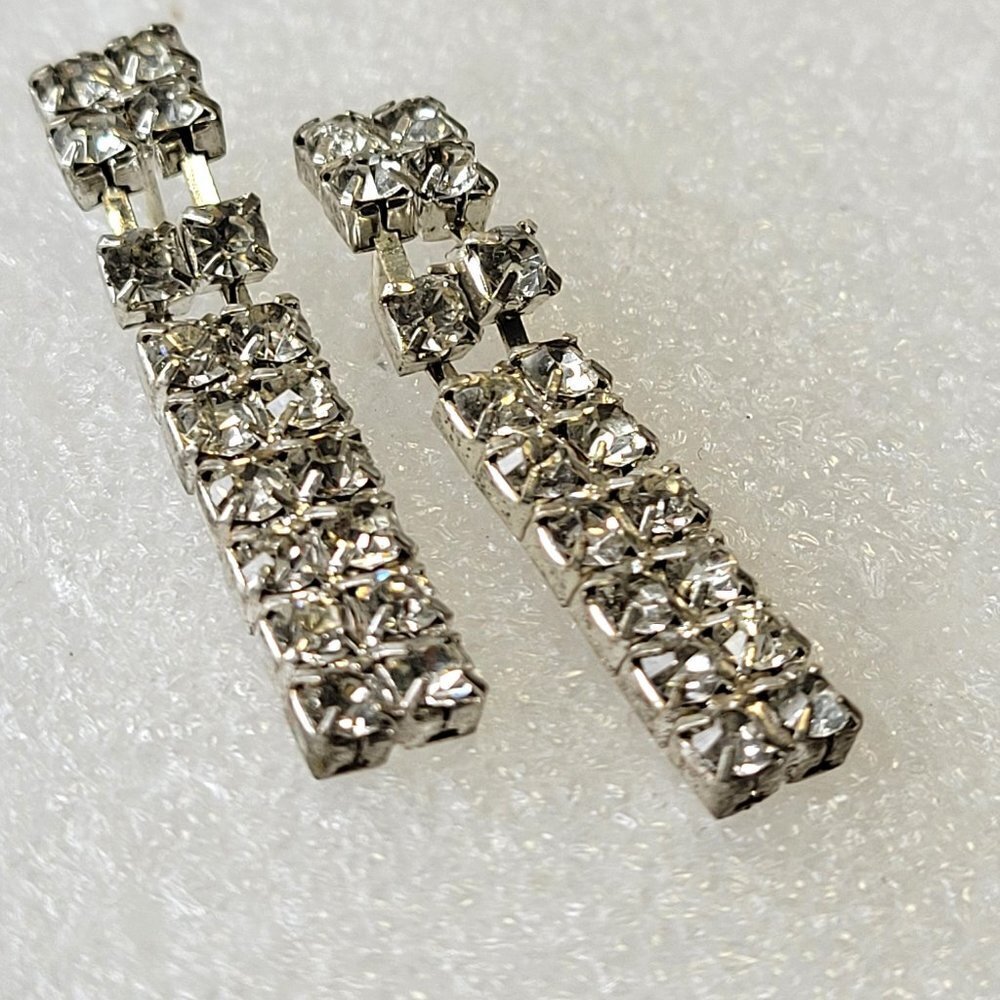 Small Silver Tone Earrings